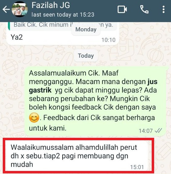 Testimoni WhatsApp 2
